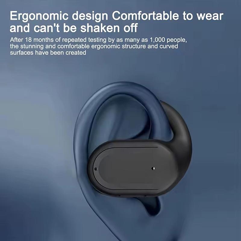 Wireless Bluetooth 5.4 Headphone Type-C Flash Charging Port Ear Hook Earphone Hifi Stereo Noise Reduction Headset Earbud