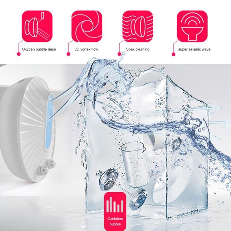 Portable 12W Ultrasonic Mini Dishwasher Washer Automatic Vegetable Fruit Washing USB Smart Home