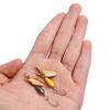 5 Stück Glitzer Kunstköder Glitzer Crankbait Löffelköder Angelspinner Hardbaits Long Shot Löffelköder Einfach zu bedienen