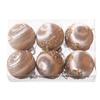 6PCS 6/8CM Silk Sequin Christmas Ball Christmas Ball Decoration Xmas Tree Pendent Ornaments For Wreaths Garlands Ball Paintings