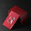 PVC Waterproof Anti Folding Thick Red Playing Cards Board Games for Family Outdoor Picnic Kill Time Entertainment Toys