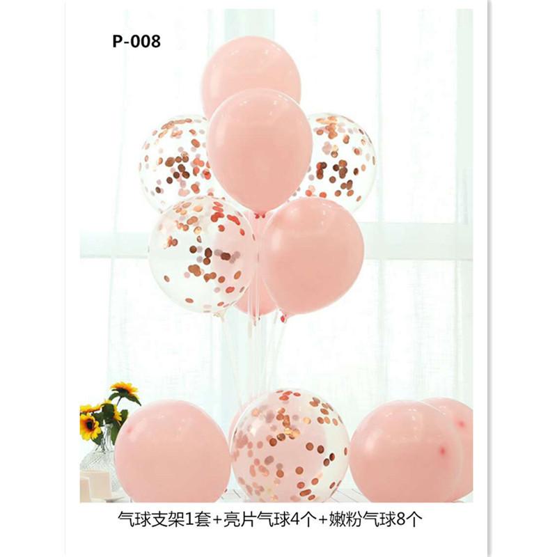 Table Floating Balloon Decoration Set, Wedding Room Birthday Arrangement, Base Splicing Support Rod, Balloon Desktop Bracket Pole