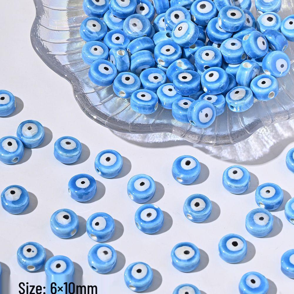 Blue Series Japanese Ceramic Seashell & Heart Beads for DIY Jewelry