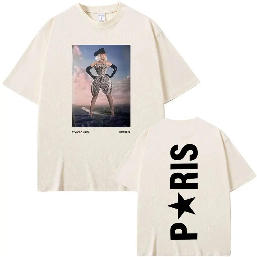 2026 Singer Beyonce Cowboy Carter Harajuku Graphics T-shirt Humor High Quality Men's Women Short Sleeve Hip Hop Casual Tees