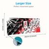 Fulham FC Farbiges Mauspads Großes Gaming-Tischkissen Rutschfestes Laptop-Tablet Großes Mauspads XXL Matte Mini-PC Spielmatte Mit Verriegeltem Rand
