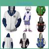 Jaqueta com Zíper Quente e Aconchegante Hunter Hunter Hisoka Killua Fantasia Cosplay Moletom
