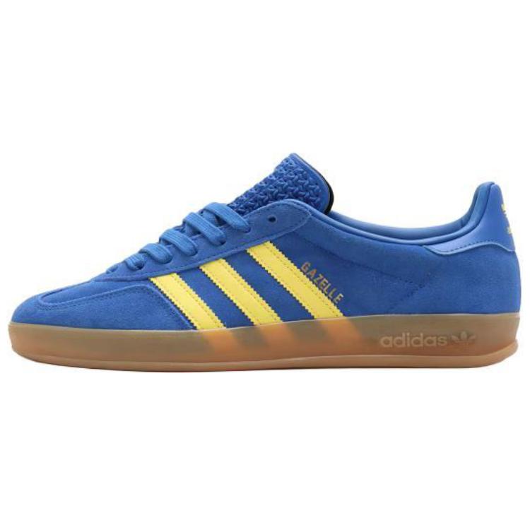 

adidas Gazelle Indoor Blue Pure Sulfur Unisex Sneakers Gum JQ2691 38