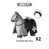 Military Building Blocks Medieval Solider Knights Accessories Shoulder Armor Model Vest Mount Flag Shield Horse Sword Bricks MOC
