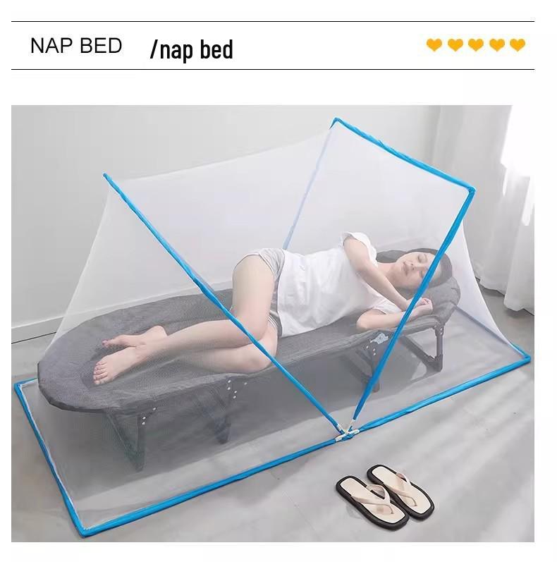 2026 No-Install Foldable Full-Cover Portable Single Bed for Home & Dorm