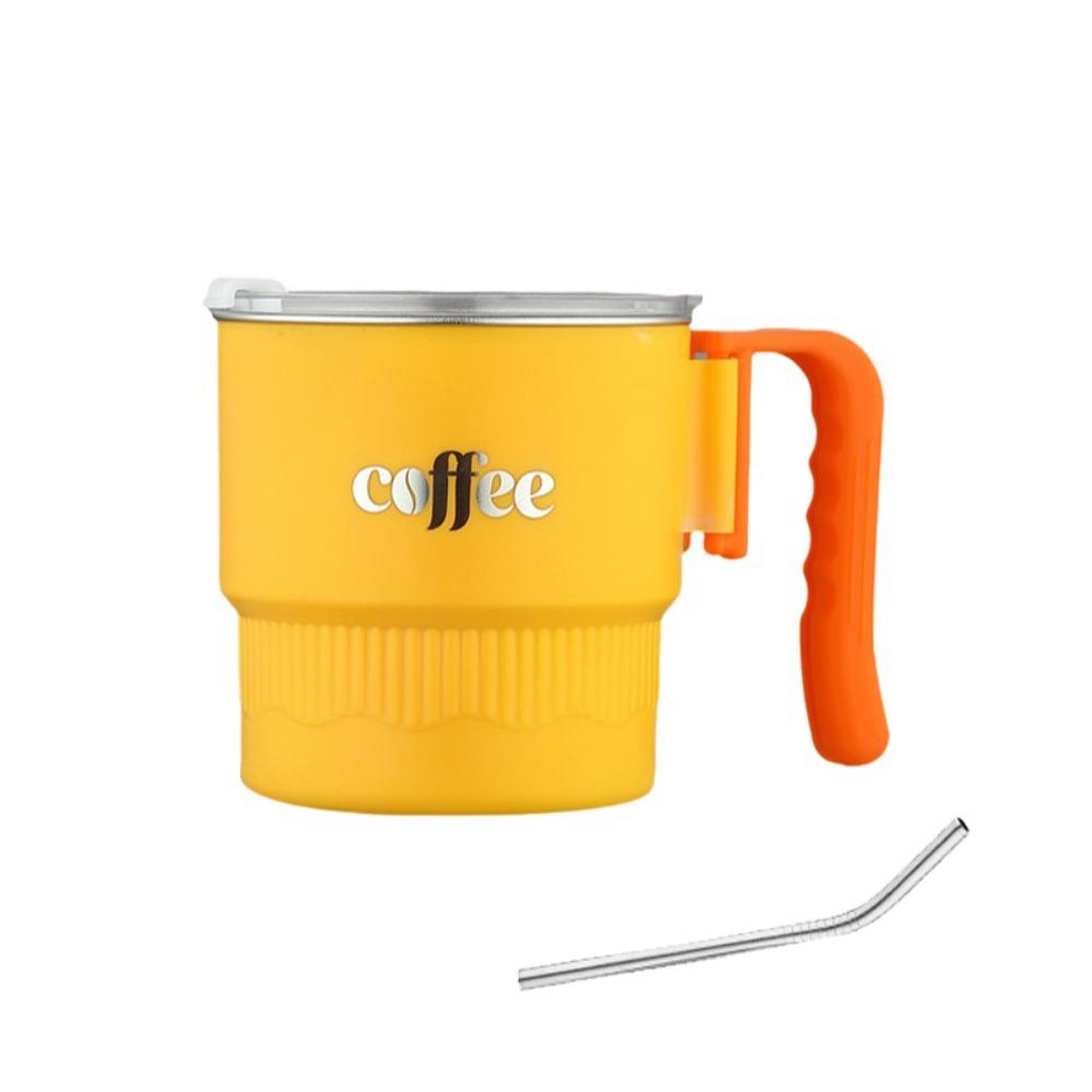 304 Stainless Steel Insulated Water Cup Sealed Stainless Steel Coffee Mug  Cold Water 280ml жёлтый