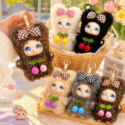 18cm Vinyl Doll Keychain Cute Keychains for Bag Charm Party Favors Cartoon Keyring Accessories Birthday Gift Christmas Gift