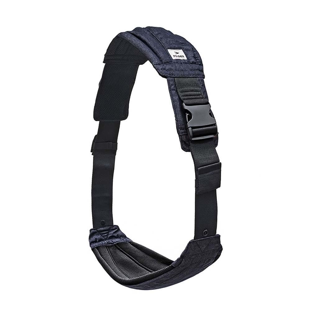 POLBAN GO Baby Carrier Sling Denim Navy Seat,