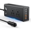 BREEKET 200W Inverter Car Inverter DC12V (10.5-14.8V) Car Inverter QC3.0