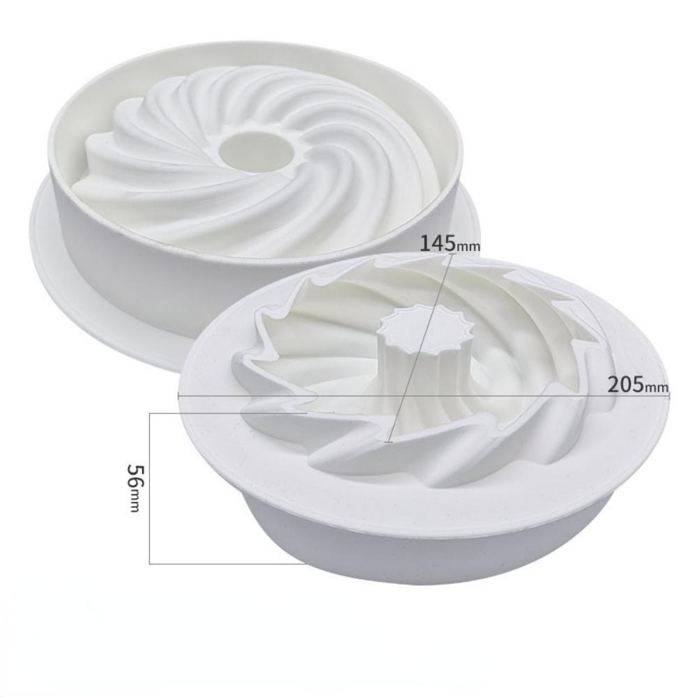 Jednoduché otočné nástroje na pečení dortů na cukroví mousse DIY ruční formy na pečení