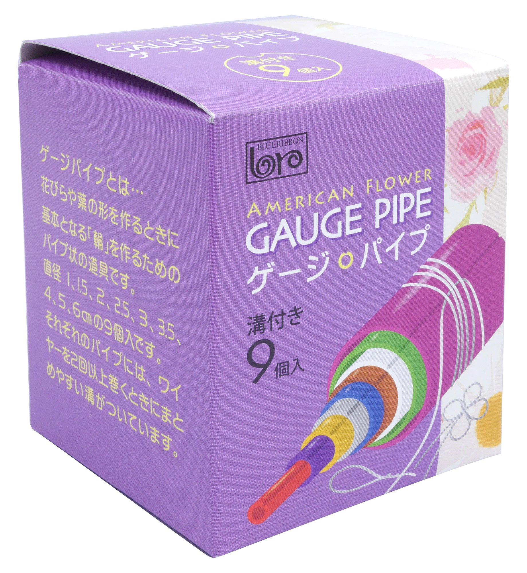 

Kamejima Shoten Dip Art Американский цветок Калибровочная трубка с 9 инструментами, Канавка, Набор, A-GP фиолетовый