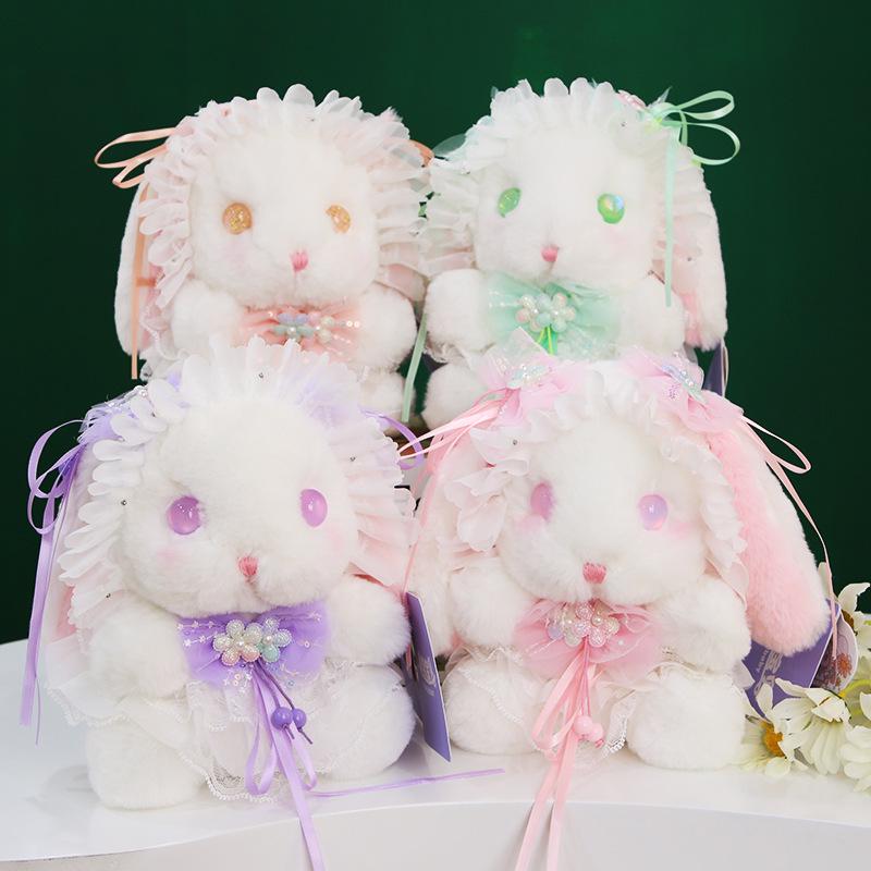 Adorable Teddy Bear Plush Toy Lolita Doll Pillow for Girls - Perfect Birthday Gift