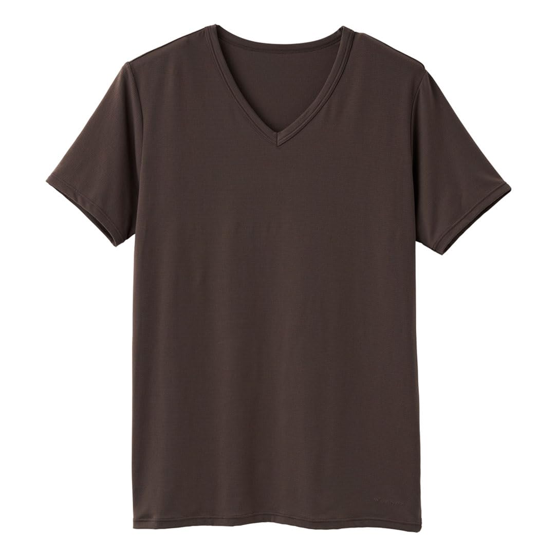 

VENEX Восстанавливающая футболка с коротким рукавом, размер L, мужская одежда, нижнее белье с V-образным вырезом, мокко,