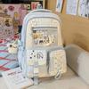 Schultasche Japanischer ins Stil Schultasche Mittelschule Mädchen Rucksack mit großem Fassungsvermögen Hoher Wert Transparente Schmerztasche Schüler Freizeitrucksack