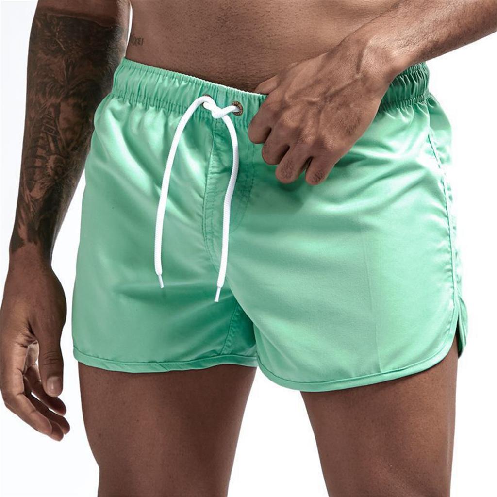 Men's Casual Pants Men's Beach Pants Board Shorts Sports Quick-drying Swim Trunks
