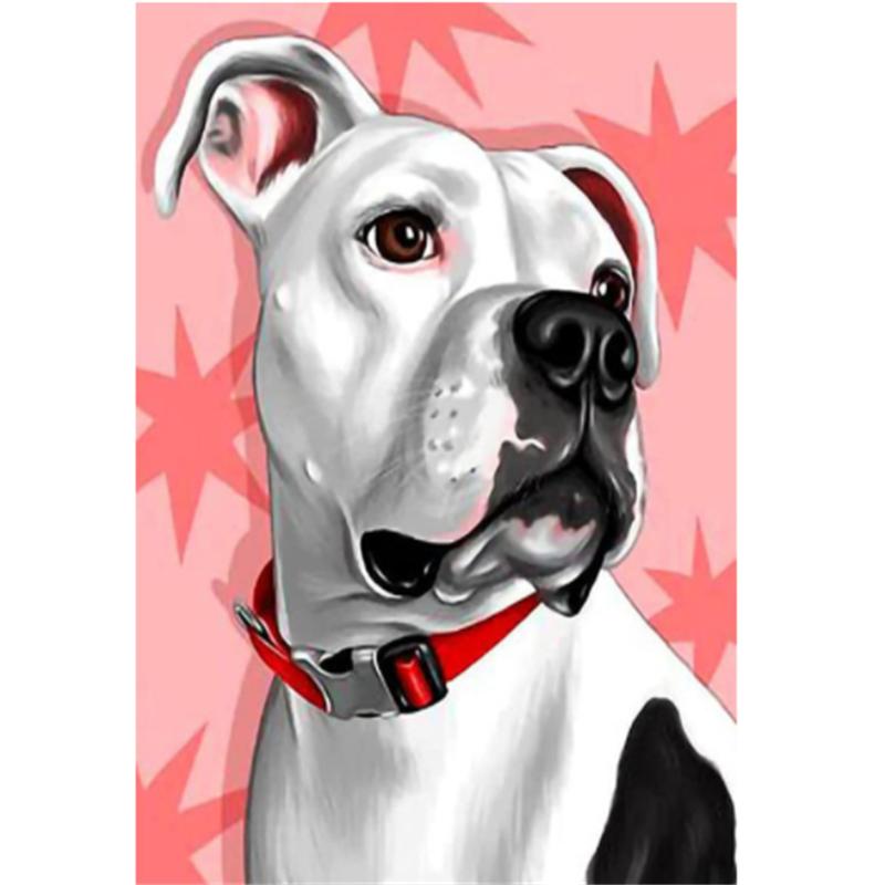 5D DIY Diamond Painting Cute Dogs Diamond Embroidery Cross Stitch Kit Full Rhinestone Mosaic Home Decor