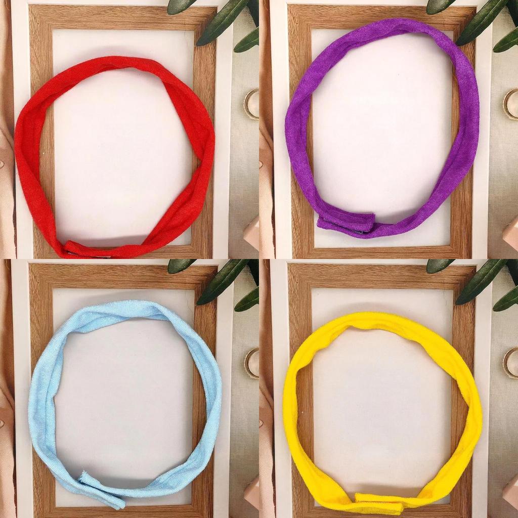 Kids Geometric Style Hairband With Waterabsorbing Polyester Material For Fitness And Play