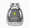 Bird bag Parrot bag Go out Backpack Transparent bird cage Porous Portable gray machine Xuanfeng tiger skin