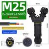 Waterproof Outdoor Quick Connector Terminal - 2/3/4 Core Rainproof Docking Plug