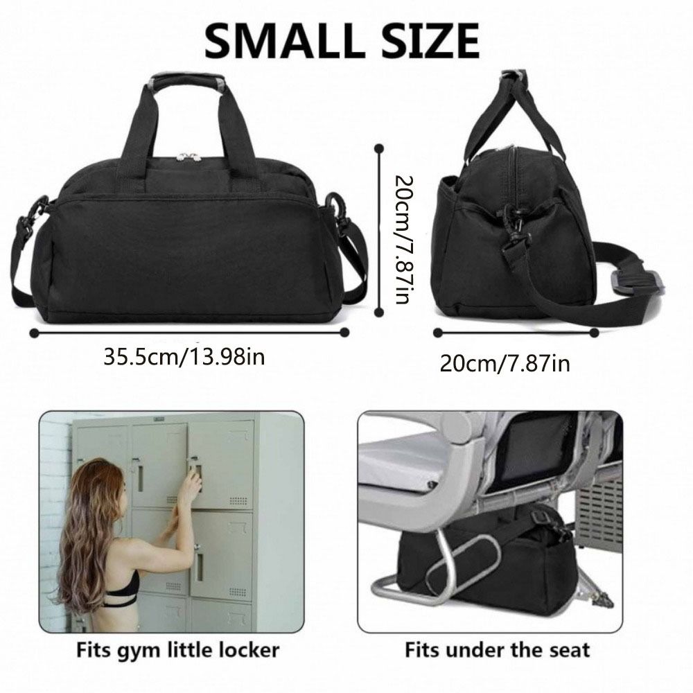 Multi Pockets Sports Gym Bag Adjustable Shoulder Strap Travel  Duffel Bag Fitness Tote  Gym Use