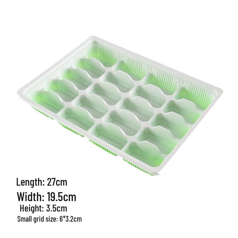 

WSM Disposable Plastic 20-Compartment Dumpling Box