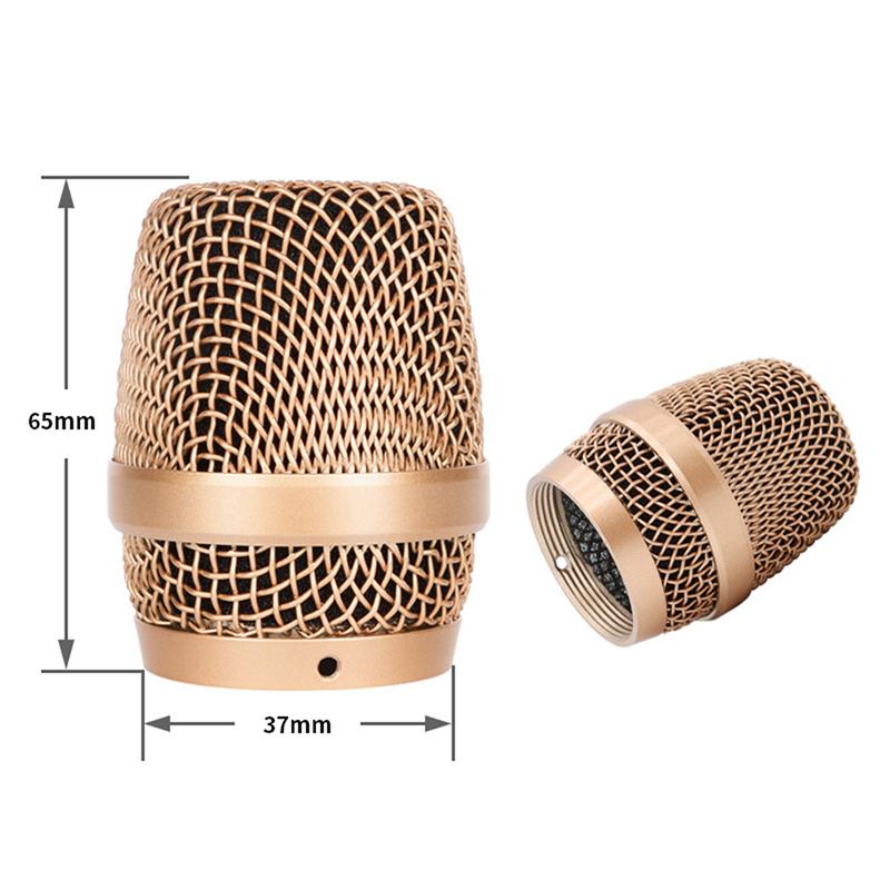 Replacement Steel Mesh Microphone Grill Head Microphone Grille Replacement Head