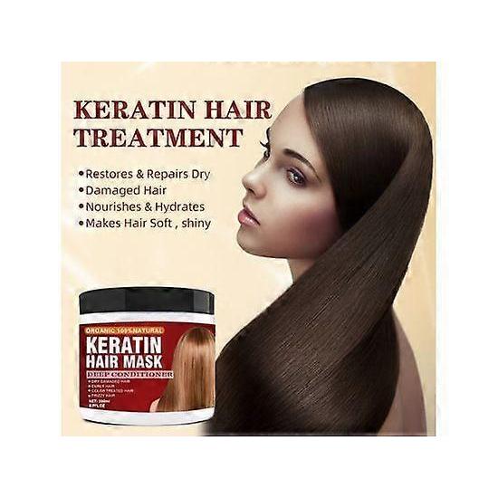 Keratin Hair Mask,Keratin Hair Treatment Hair Mask for Dry Damaged Hair,Deep Repair Damage Hair Root,Natural Deep Conditioner Hydrating Hair Masque
