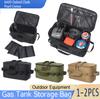 1-2PCS Gas Stove Canister Pot Carry Bags Practical Organizer Bags Large Capacity 600D Oxford Pouch Storage Bag for Camping