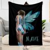 Fairy Tale Fantasy Personalized Name Blanket Cozy Personalized Blanket Warmthful Decor Suitable for Bed Chair Office Chair Nap All-Season Use