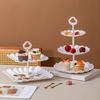 3-Tier Cupcake Stands with Dessert Trays Table Display Candy Cake Tiered Tray Treats Favors Serving Trays for Tea Party Wedding Baby Shower