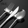 Chopstick Rest Groove Design Mirror Polished Fork Holder Easy To Clean Cutlery Chopsticks Stand Stainless Steel Chinese Style Dinner Spoon Dining Room