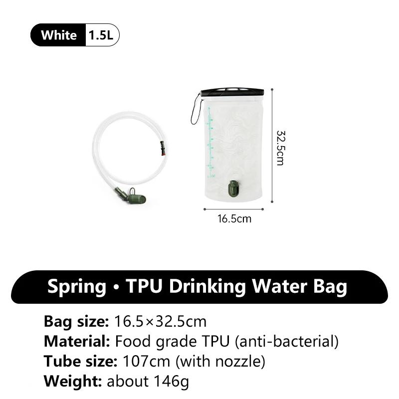 

Spring Water Bag Outdoor Camping Hiking Trekking Climbing Drinking Bottle