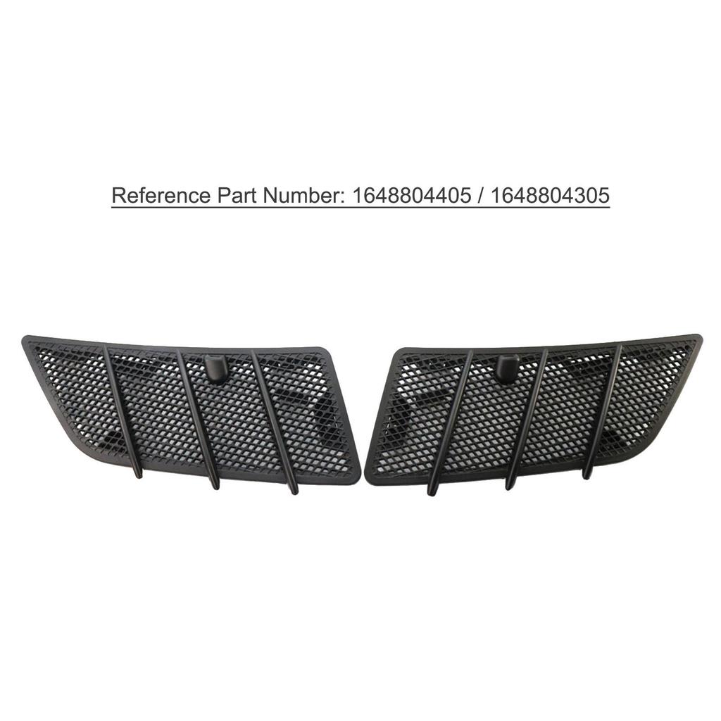 Left Right Hood Air Vent Covers Replacement for 08 11 W164 ML350 ML450 ML550 ML63 AMG GL320 GL350 GL450 GL550
