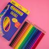 48-Color Oil-Based Colored Pencils for Students and Children with Art Special Wood Pen Holder