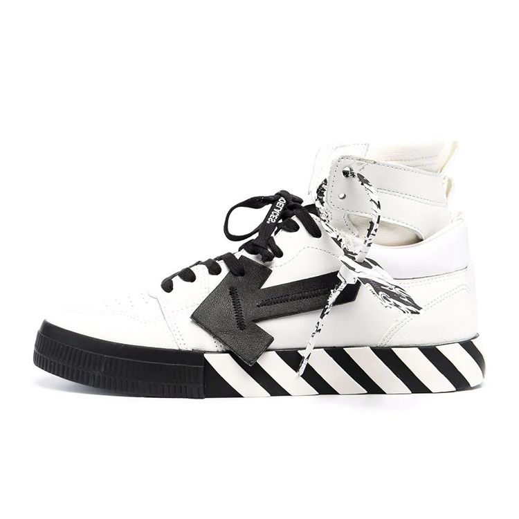 

Off-White Vulc Sneaker High White Black Men Sneakers OMIA225F21LEA001-0110 39