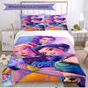 3pcs Duvet Cover Set (1*Duvet Cover + 2*Pillowcase, Without Core), K Print Soft All‑Season Bedding Set, Home Bedroom Decor Gift