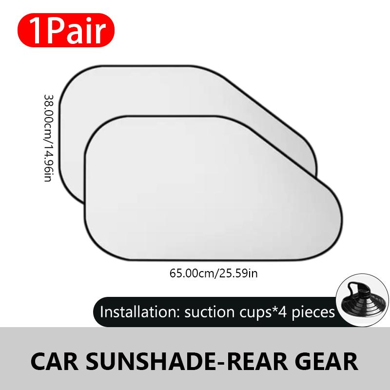 SEAMETAL 2pcs Car Sunshade Cover Universal Windscreen Folding Visor Reflector Windshield Auto Window Sun Shade Protector Accessories