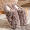 Men's Cotton Slippers Winter Thick-bottomed Indoor Warm Plush Slippers Men's Large Size