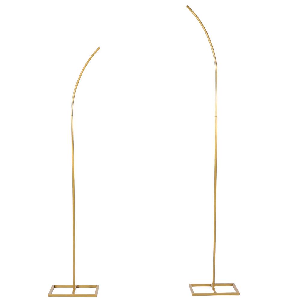 Stojak na łuk weselny Złoty Łuk z zakrzywionym topem Stojak na tło Łuki weselne na ceremonię Urodziny Rocznica Ukończenie szkoły