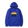 Fall and Winter Men and Women with the Same Hooded Sweater EW PEOPLE Printing Casual Fashion Trend Daily Wear Fleece Warm Tops