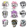 Copperdevil Skull Beads Bat Halloween Charms For Original Bracelet Diy Charming Fine Jewelry Gift For Women