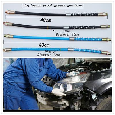 15.74INCH Grease Gun Heavy Duty High Pressure Long Extension Hoses Flexible Grease Gun Whip Hose Grease Injector