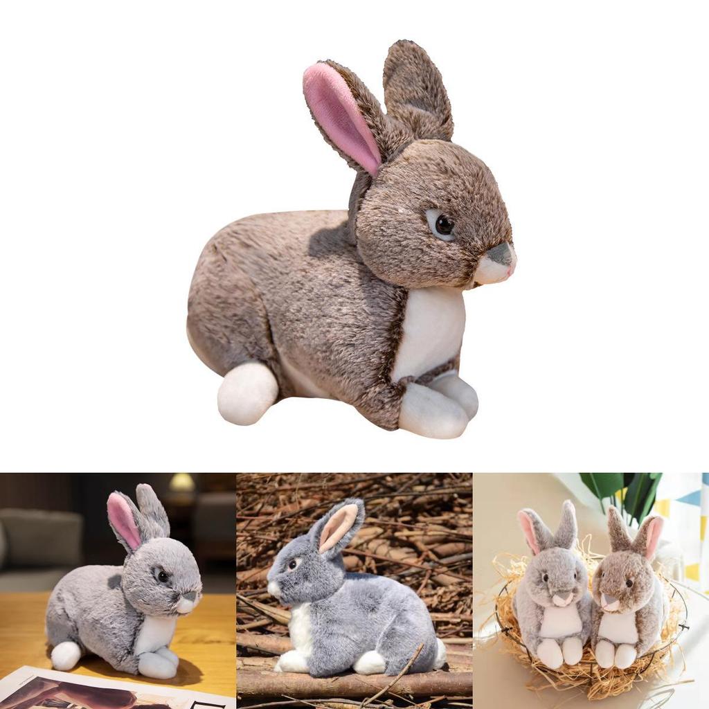 Adorable Plush Rabbit Toy Soft Cute Stuffed Bunny Doll For Kids Gift And Decoration