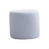 Circular Foot Rest Stool Cushioned Seat Decorative Ottoman for Home And Office