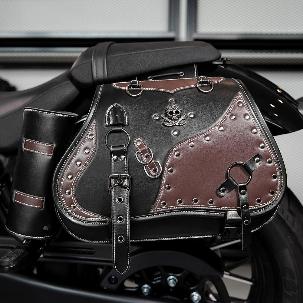 American Retro Harley Motorcycle Accessories Modified Side Luggage Prince Cruise Equipment Side Bag Modified Hanging Bag
