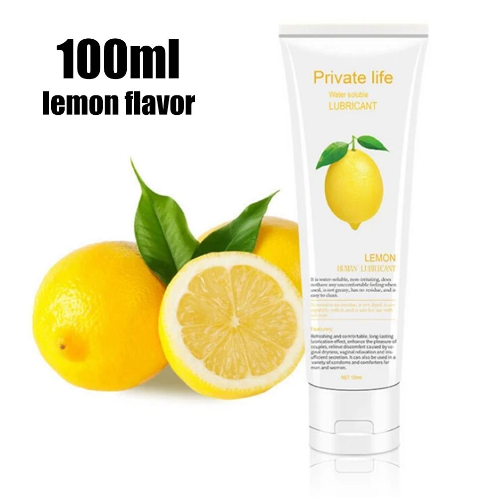 Water-based Lubricant for Women Fruit Flavored Lubricant for Sex Lubricant Female Oral Anal Vaginal Gel Adult Masturbation Sex Toy
